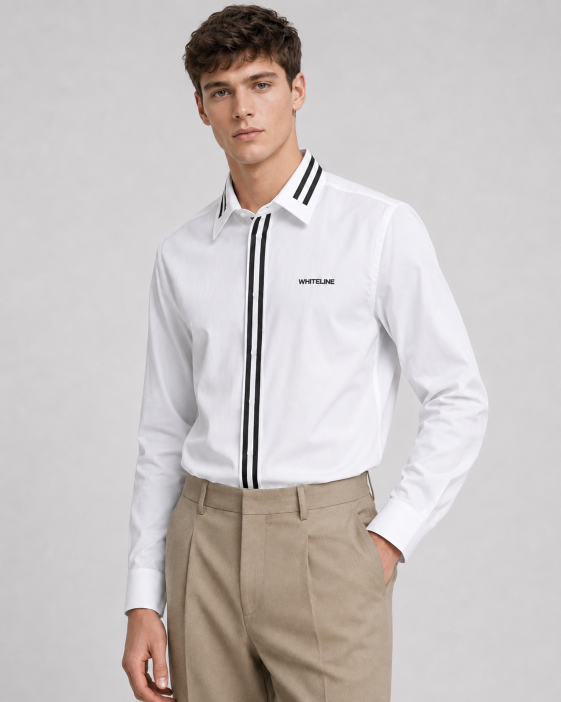 Whiteline Signature Double-Stripe Shirt