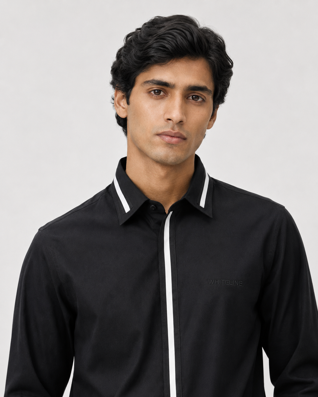 Whiteline Contrast Edge Formal Shirt
