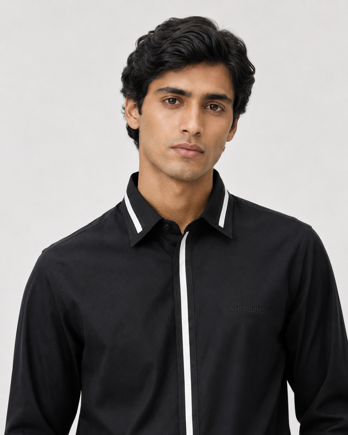 Whiteline Contrast Edge Formal Shirt