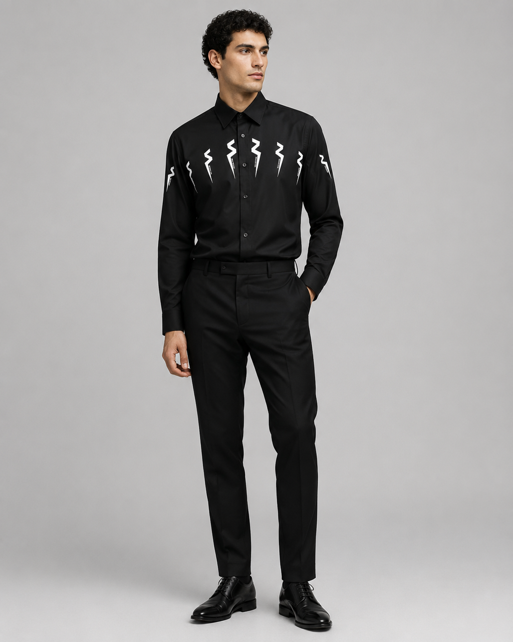 Volt Strike Graphic Shirt - Jet line