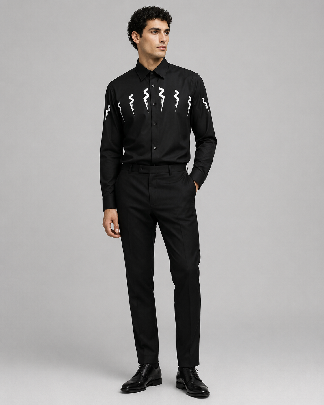 Volt Strike Graphic Shirt - Jet line