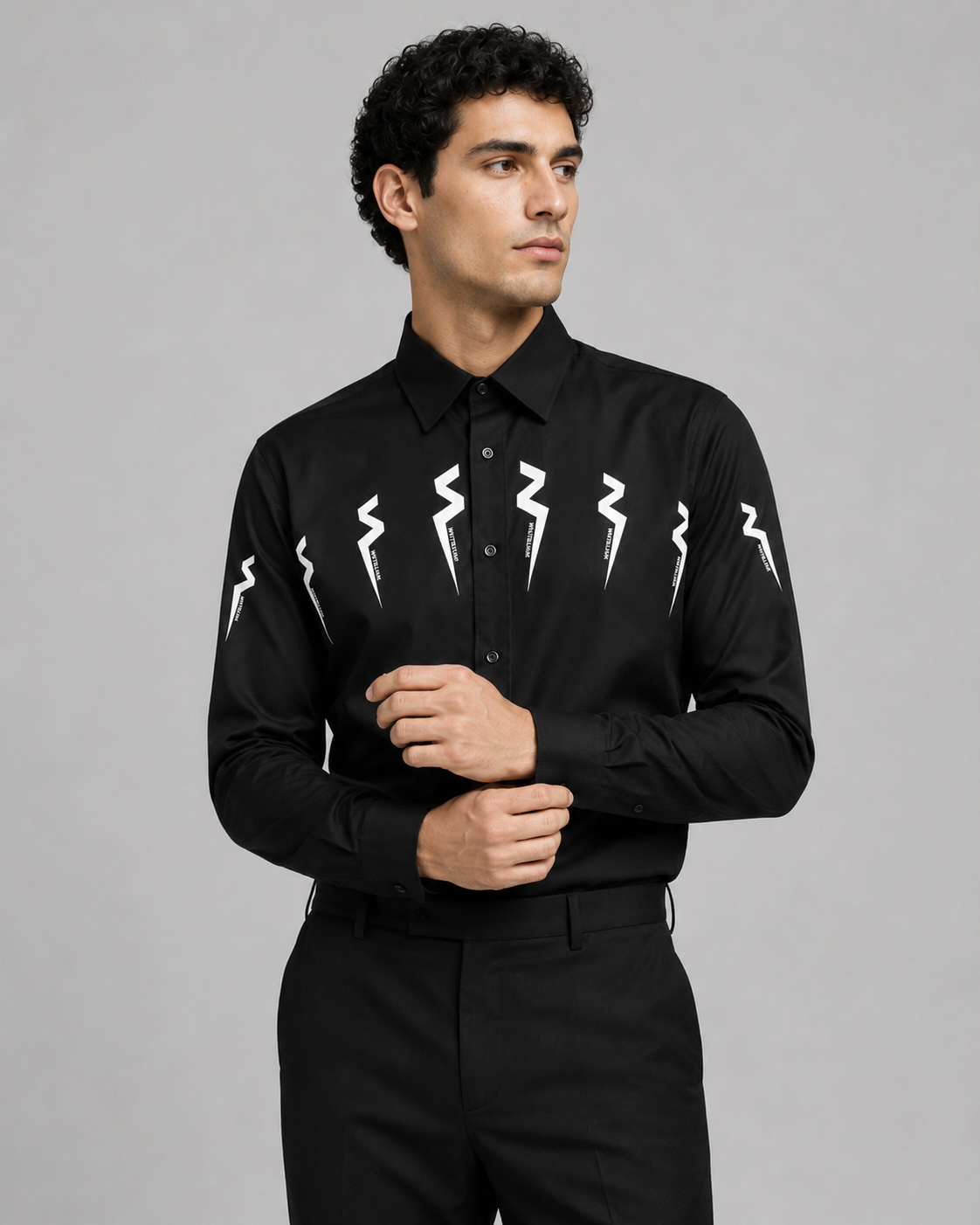 Volt Strike Graphic Shirt - Jet line