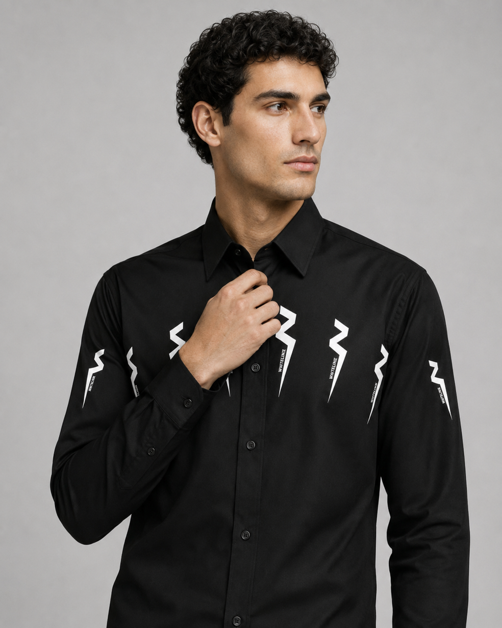Volt Strike Graphic Shirt - Jet line