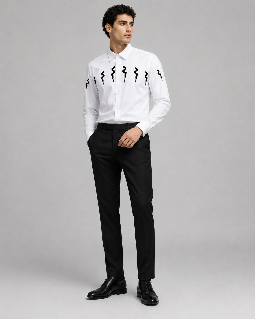 Volt Strike Graphic Shirt - White