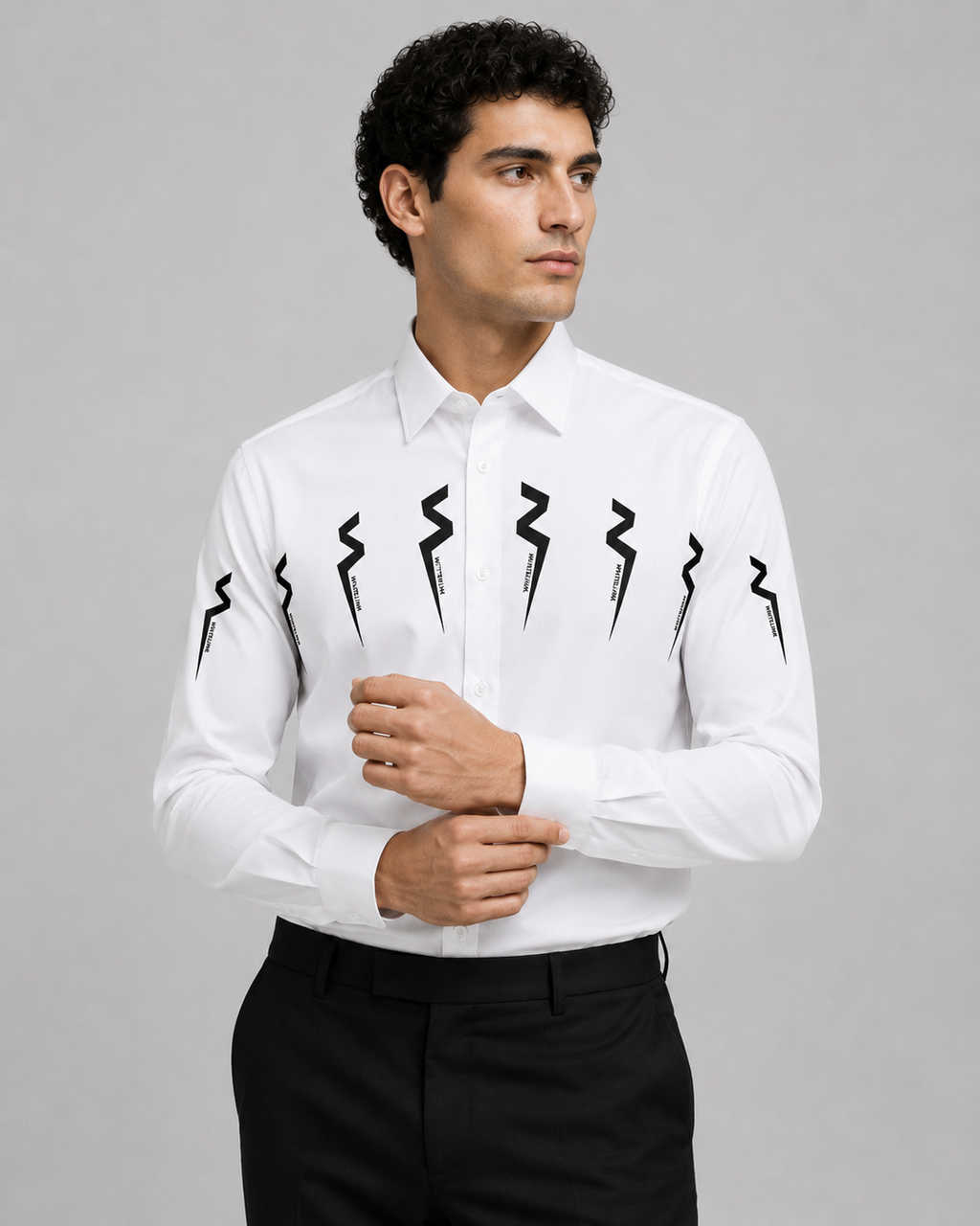 Volt Strike Graphic Shirt - White