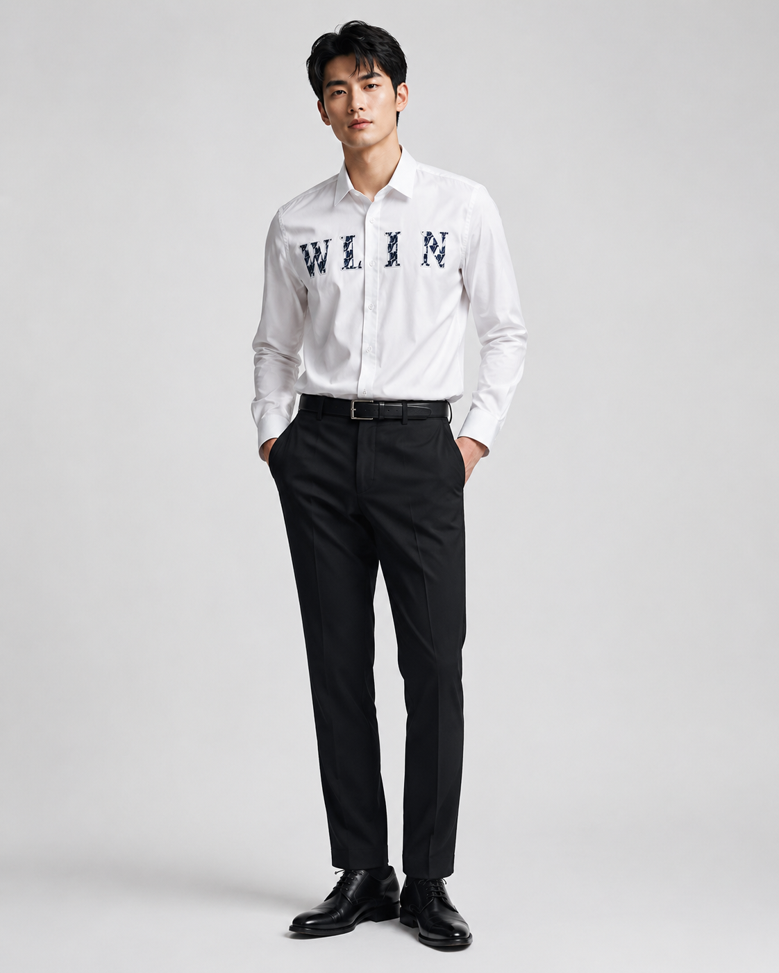WLN Varsity Letter Shirt - Classic White