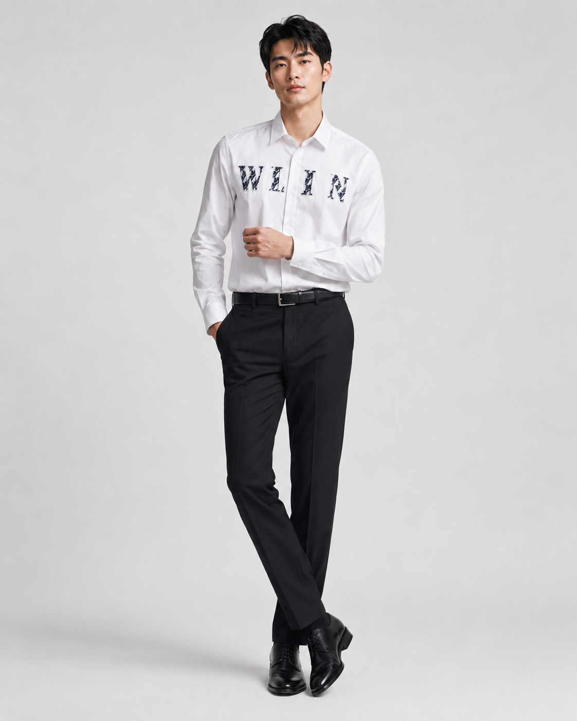 WLN Varsity Letter Shirt - Classic White
