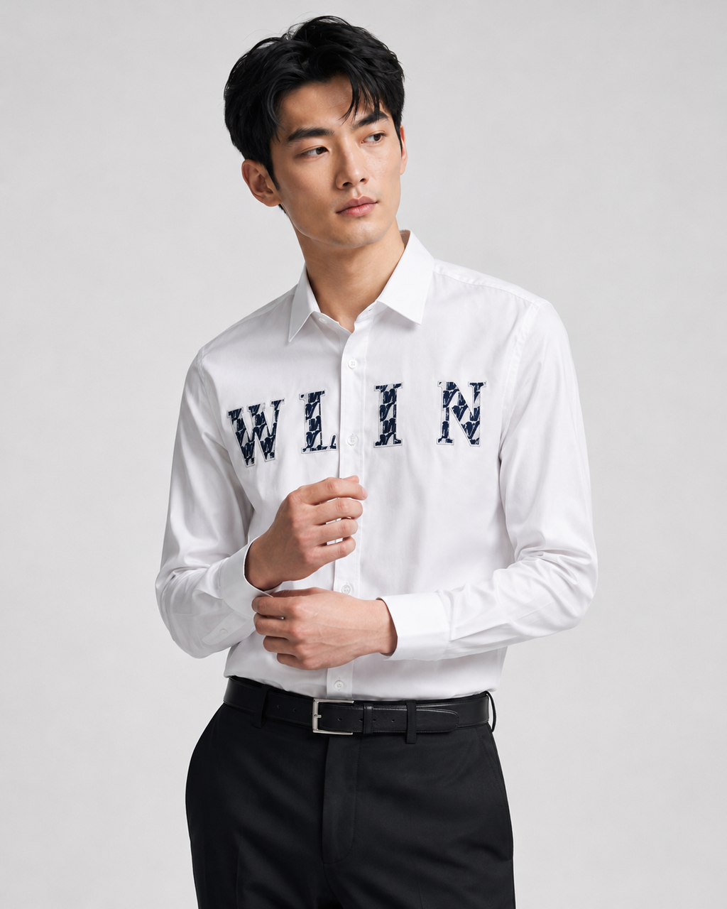 WLN Varsity Letter Shirt - Classic White