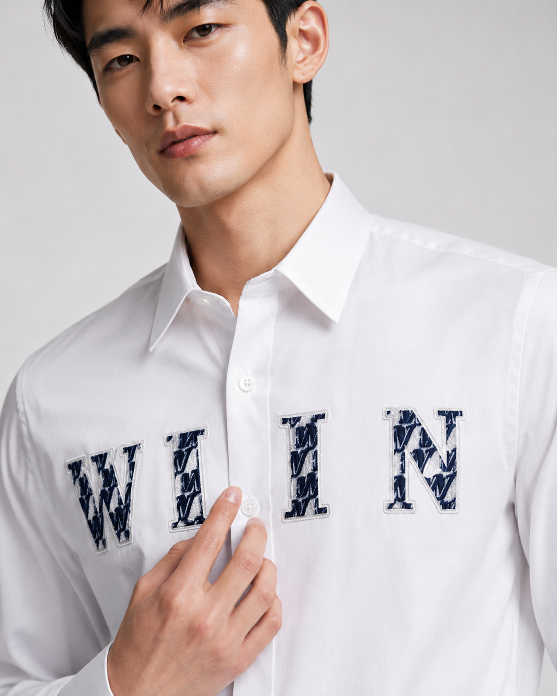 WLN Varsity Letter Shirt - Classic White