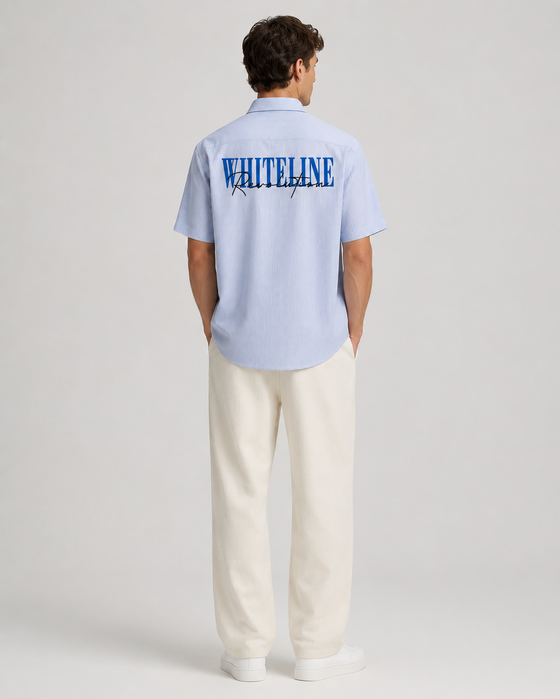 Whiteline Revolution Striped Shirt – Sky Blue
